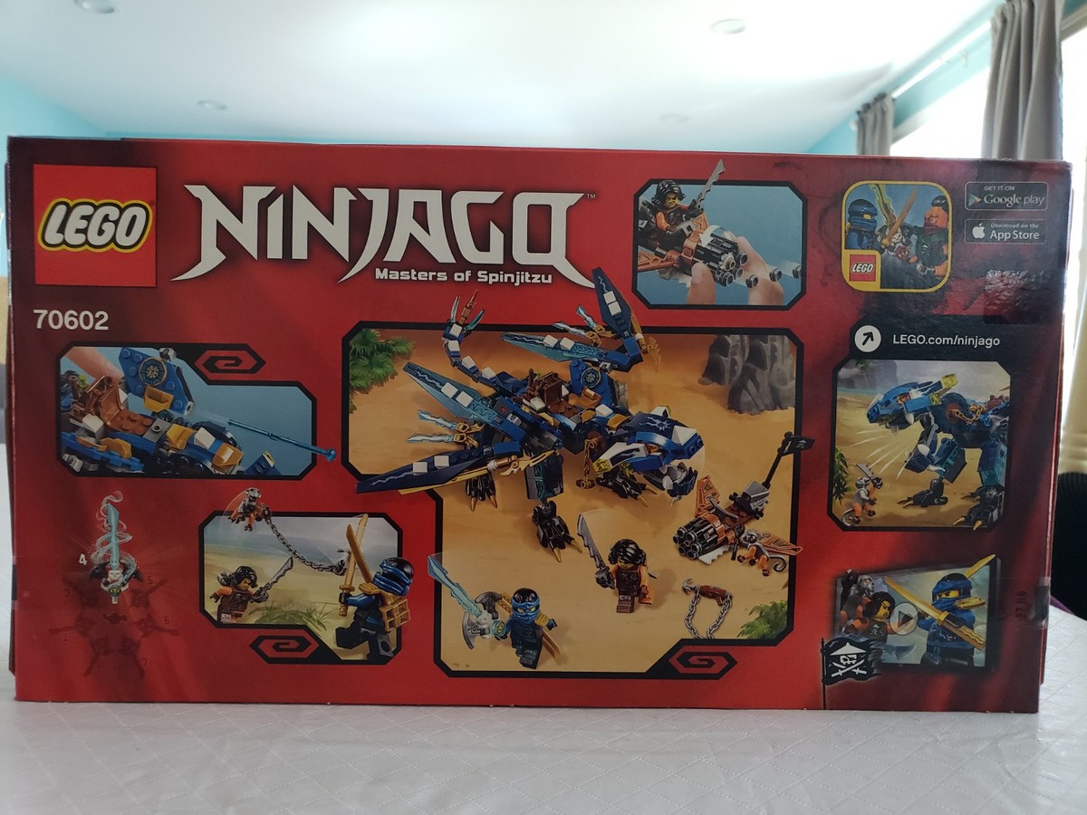 メイク LEGO NINJAGO: Jay's Elemental Dragon (70602) Sealed New In