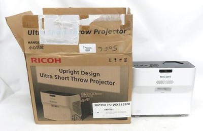 Ricoh PJ WX4152NI Projector * 10 Hours Open Box * Tested Working,, WXGA,, UST