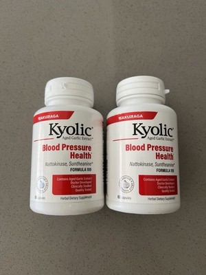 Kyolic #109 Blood Pressure Health 80 Caps 2-pack