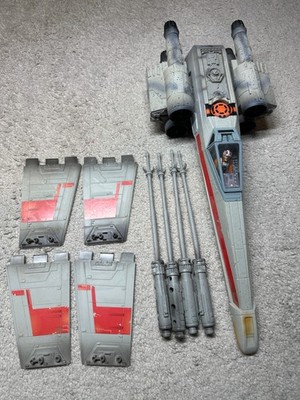 2002 Star Wars Hasbro Wedge Antilles X-Wing Fighter Death Star Trench