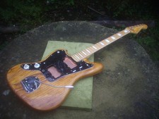 JAZZMASTER  BURNT ASH  GUITAR PROJECT -REVERSE- JM-  SPARES/REPAIR FREE P & P