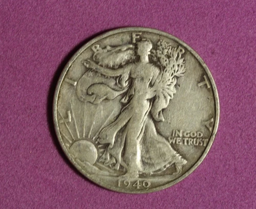 Photo of a 1940-S Walking Liberty Half Dollar from an eBay listing that sold on Jul 16, 2026