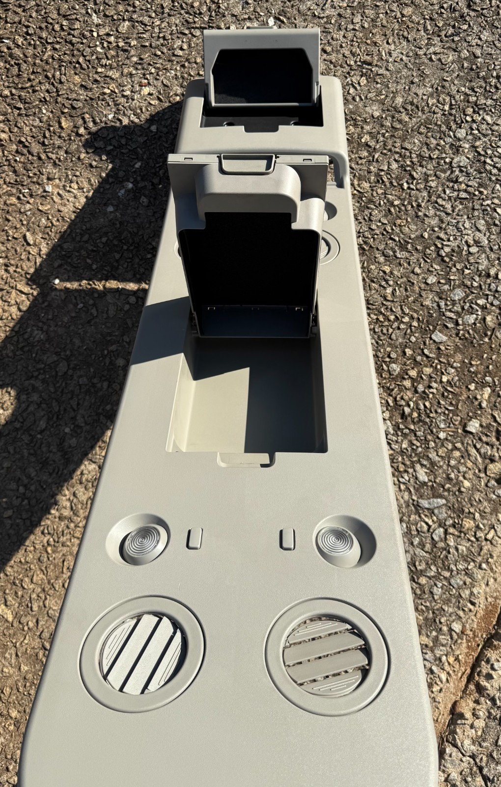 Nissan Armada QX56 2004-2012 Front Overhead Console Storage OEM Gray 96980-ZQ00D