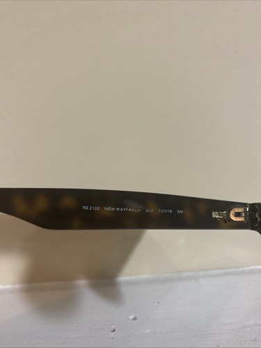 Ray-Ban RB2132 New Wayfarer 902 Sonnenbrille Schildpatt 52-18 3N Italy - Bild 4 von 6