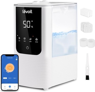 OasisMist 4.5L Smart Humidifier - Customize Humidity, Essential Oil Diffuser