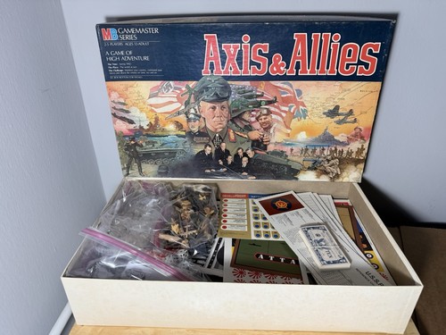 Axis and Allies Board Game (Spring 1942) 1984 Edition Milton Bradley READ