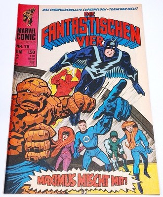 Marvel Comic The Fantastic Four 1977 No 78 BSV Williams Publisher Condition 1