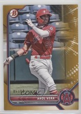 2022 Bowman Prospects Gold Border 6/50 Arol Vera #BP-101 uk2