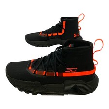 Under Armour SC 3Zero 2 Basketball Shoe Black/Orange US Boys 5