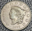 Photo of a 1829-P Large Cent from an eBay listing that sold on Jul 16, 2026