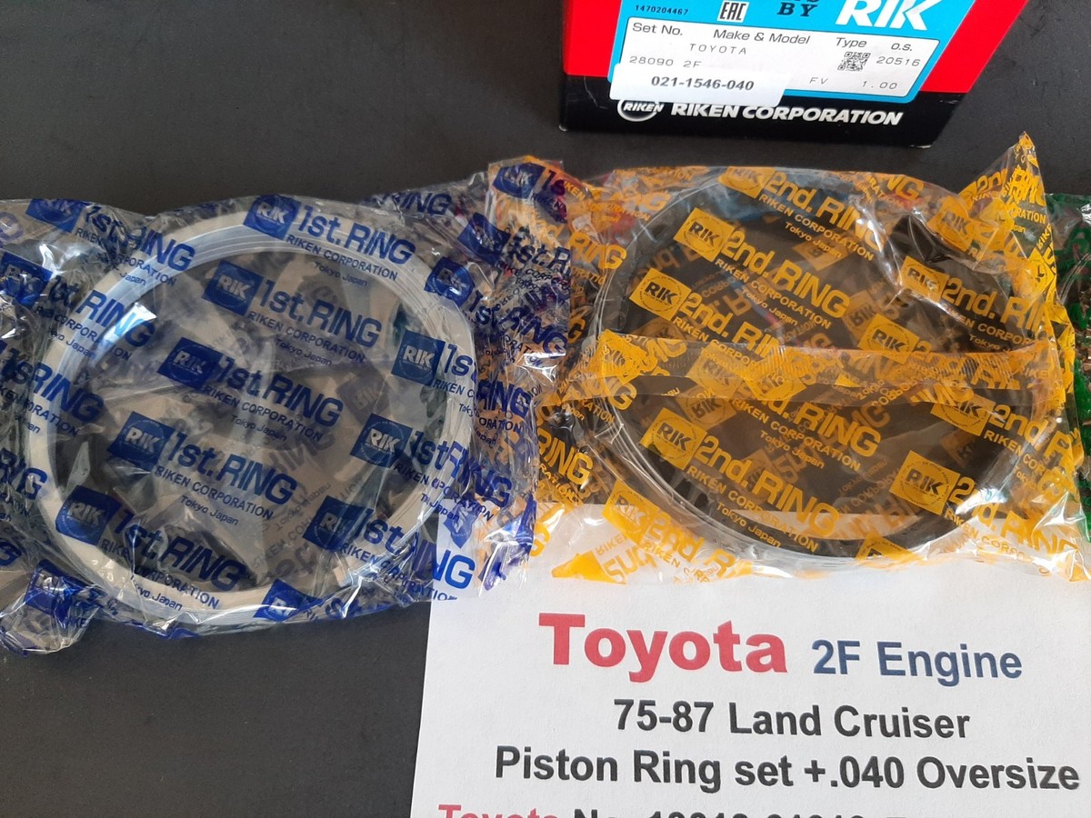 Toyota Land Cruiser 2F 4.2 Engine 75-87 Piston Ring Set +