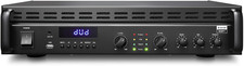 Power Amplifier, 2 Channel Audio Amplifier with Bluetooth 5.3, EQ Controls, 100W