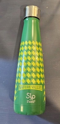 Nature Valley Branded Sip by Swell Insulated 15oz Bottle Hot/Cold RARE Green