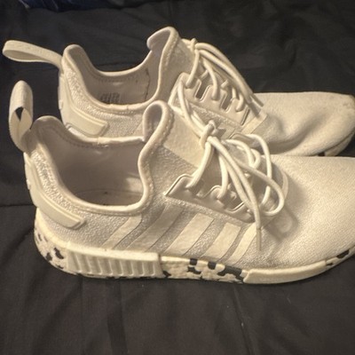 adidas NMD 1 Men s Low Top Lace-Up Athletic Sneakers White/Black