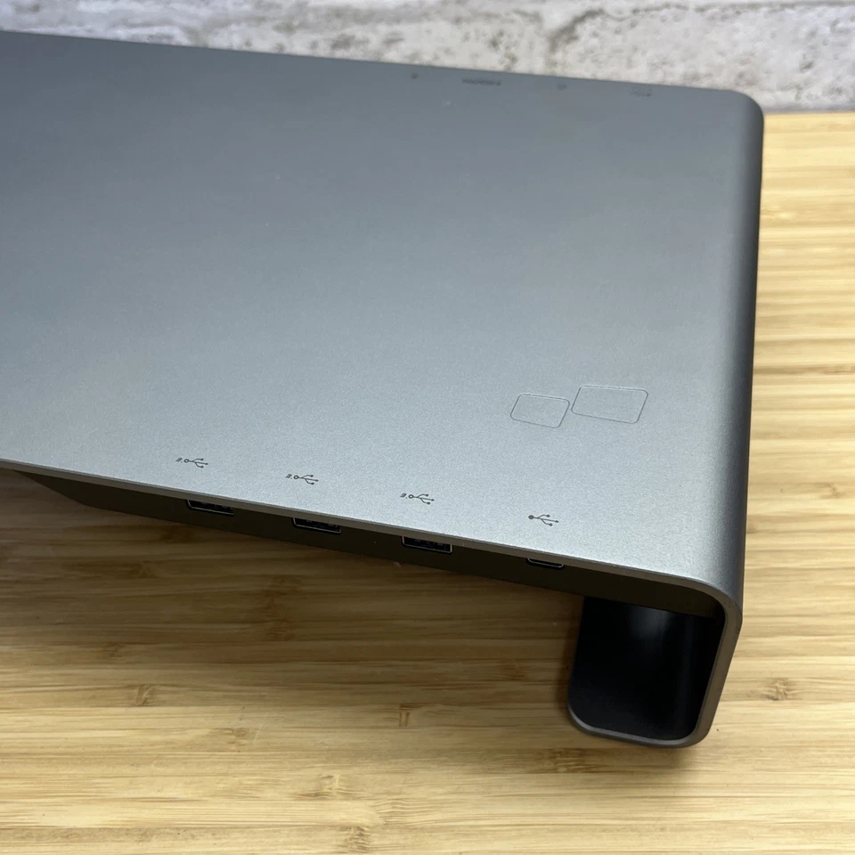 USB C Hub Monitor Stand for Desk | USB-C Data Port, 3 USB 3.0 Ports, Micro HDMI - Image 3 of 4