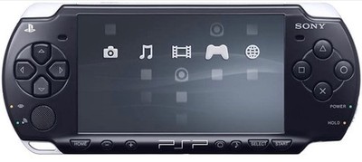 Sony PSP-3000 Slim & Lite Spielkonsole - Piano Black CFW #2