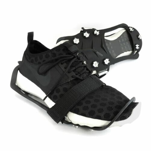 Anti Slip Hielo Nieve Grip Senderismo a Pie Alpinismo 10 Pua Crampones Talla Ru