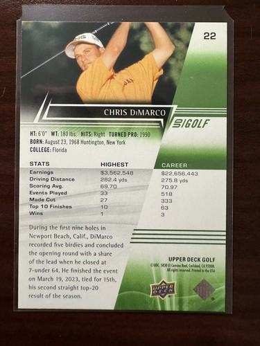 Golf de cubierta superior 2024 #22 Chris DiMarco - Imagen 2 de 2