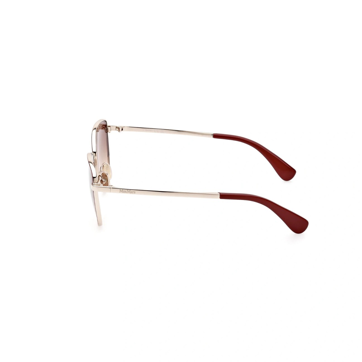 MAXMARA キャットアイサンクラス MM0053 32F MAX MARA DESIGN3 MM0053 32F Gold&Red Cat Eye Metal