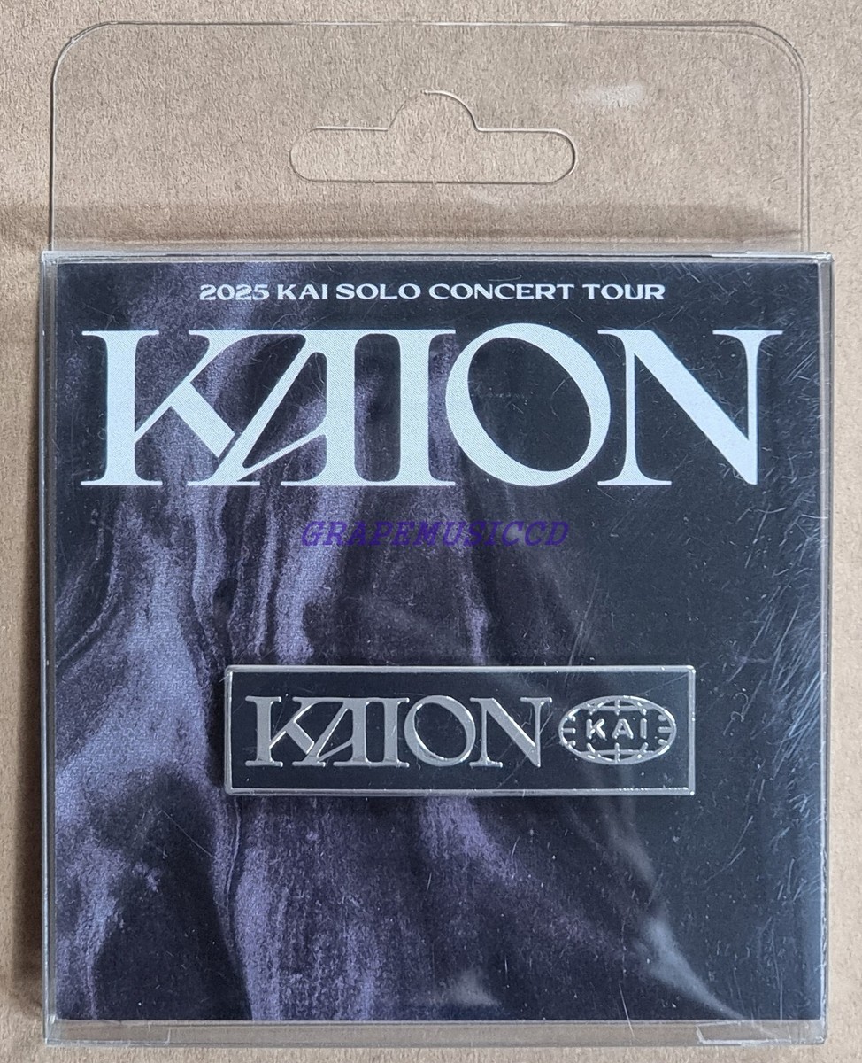 2025 KAI SOLO CONCERT TOUR KAION EXO OFFICIAL GOODS MD BADGE