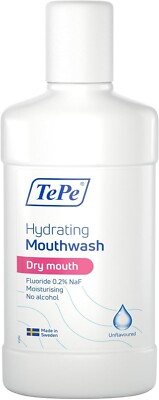 TePe Hydrating Mundspülung Trockener Mund Geschmacksneutral 500ml