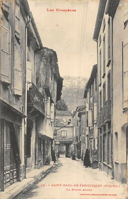 Old postcard 66 SAINT PAUL DE FENOUILLET LA PORTE ARAGO