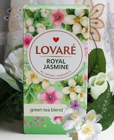 24X1,5G Lovare Royal Jasmine GrüNer Tee KöNiglicher Jasmin Teebeutel
