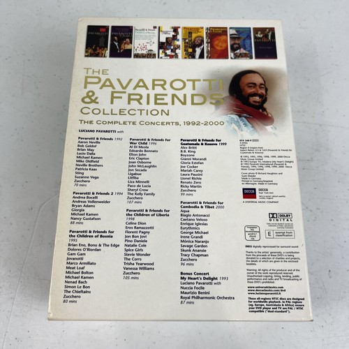Pavarotti & Friends Collection Complete Concerts 1992-2000 4 DVD Box Set - Picture 4 of 9