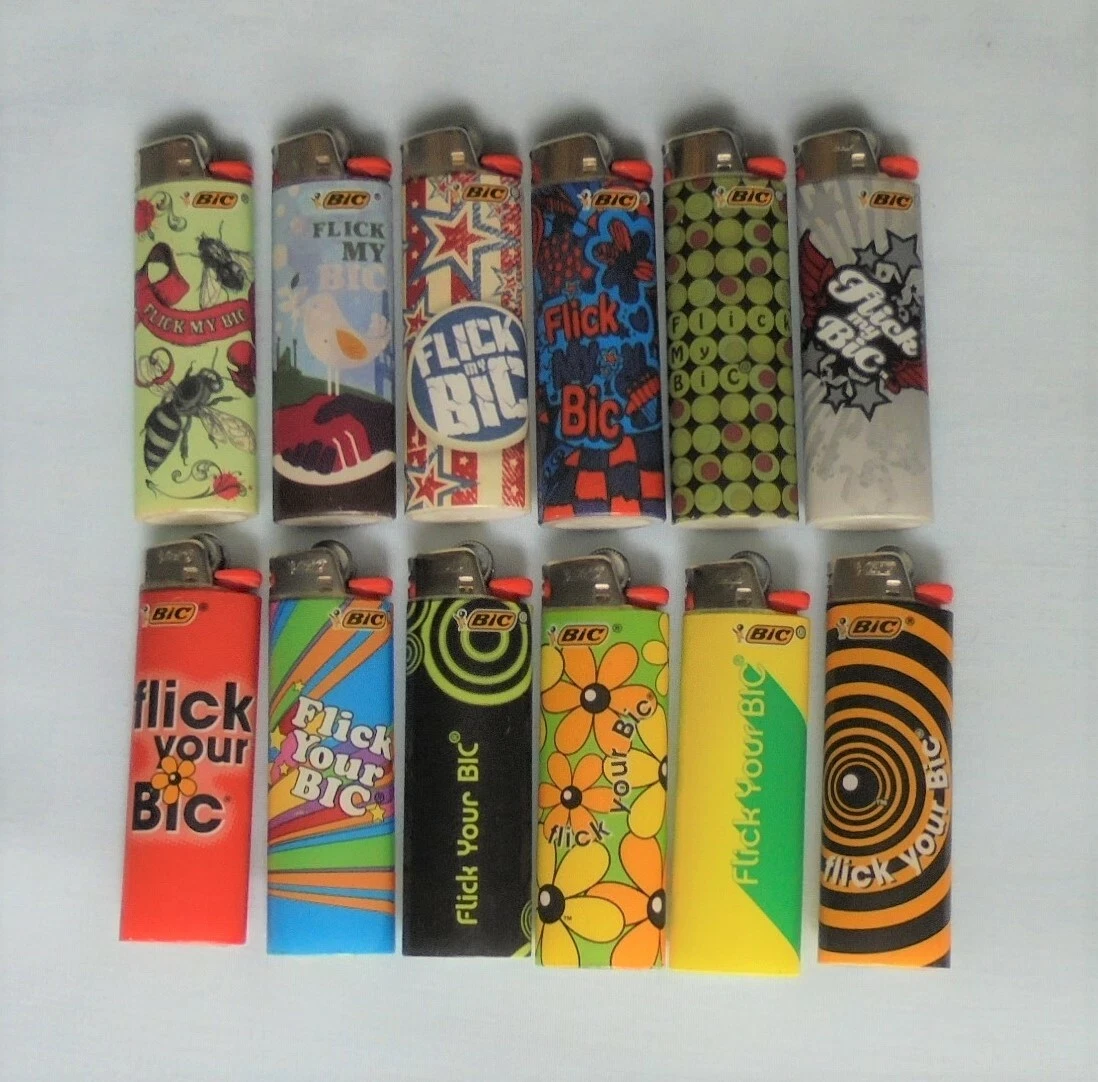 Flick Your Bic Flick My Bic Disposable Cigarette Lighters Special Edition  Design | eBay