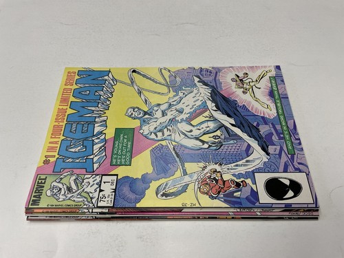 Iceman #1-4 Complete 4 Issue Limited Series 1984-85 Marvel Comics - Picture 11 of 11