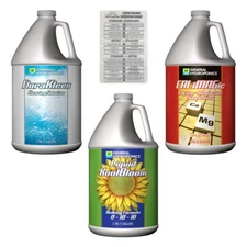 General Hydroponics 3 Pack Bundle: FloraKleen Clearing Solution, Liquid