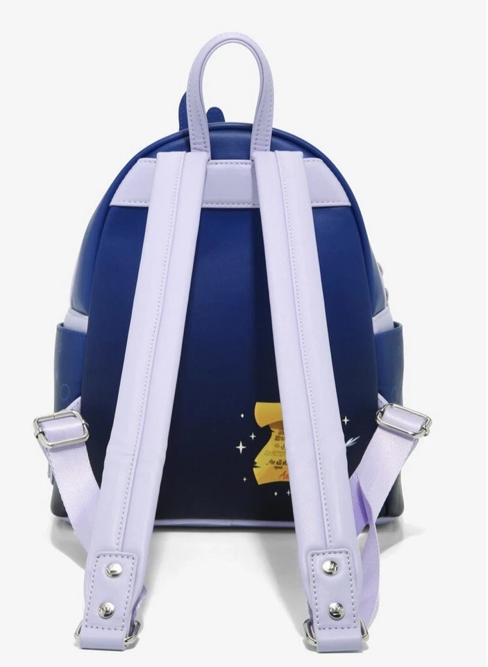 LOUNGEFLY маленькая русалочка URSULA логово зарево в темноте мини рюкзак новый с Ярлыками - Изображение 4 из 4