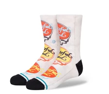Stance Kids Vintage White Crew Polyester Cushion Grateful Dead Casual Socks Sz L