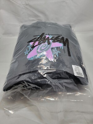 Stussy Galaxy Hoodie - Size L - Black - NEW | eBay