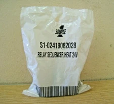 New Source 1 York S1-02419082028 024-19082-028 24V Heat Sequencer Relay Sealed
