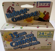 Jazz DZ50 Single Use 35mm Indoor Outdoor Camera 27 Exposures Sealed Single Use