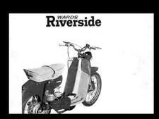 WARDS RIVERSIDE SCOOTER OPERATIONS & PARTS MANUALs for Benelli FFA-14002 Moped