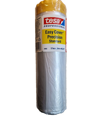 tesa 4402 Easy Cover Präzision Abdeckfolie mit Malerkrepp,   17mx2,6m=  44,2m²