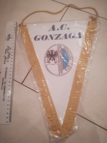 Gagliardetto GONZAGA CALCIO wimpel pennant football fussball matchworn