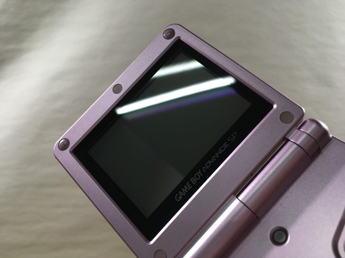 kh5366 No Battery GameBoy Advance SP Pearl Pink Game Boy