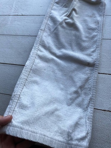 1970s Lee Cooper Eclair Zip Corduroy White Painted Distressed Pants Mens 30 sz - Picture 21 of 23
