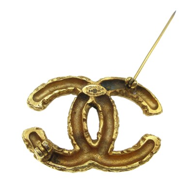 シャネル　12400→ Chanel CC Brooch Pin Gold 93A 38343 | eBay