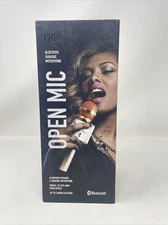 KARAOKE IJOY BLACK/SILVER GROOVE MIC-USED READ FAST SHIPPING #IJKM2519 CLEAN