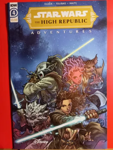 2021 IDW Comics Star Wars High Republic Adventures 4 Harvey Tolibao Cover Artist