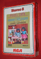 HARRY NILSSON JOHN LENNON Pussy Cats SEALED 8-Track Tape USA RCA 1974