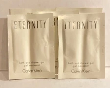 5x Eternity Calvin Klein Women Sample Size Bath & Shower Gel New