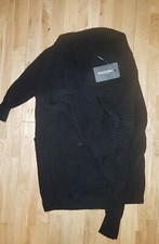 Pretty Little Thing Knitted V Neck Jumper Dress Size S/M