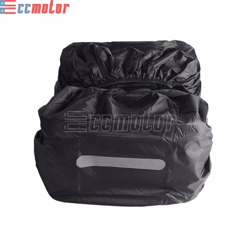 Club Style Side Saddlebag Tool Bags For Harley Softail Dyna Sportster XL883 1200 - Picture 9 of 11