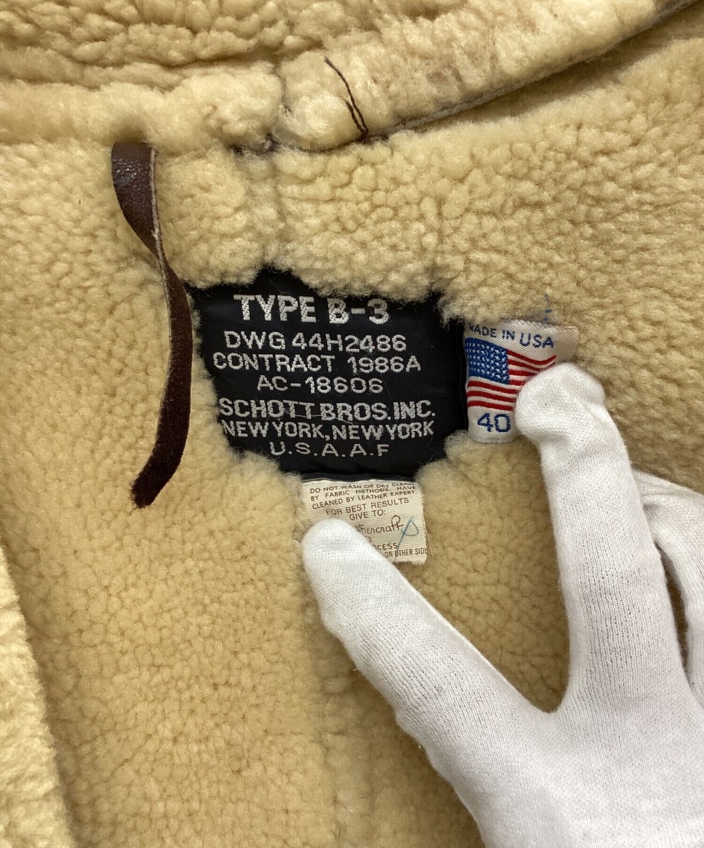 GGG　Schott ショットB-3サイズ40 楽天市場】schott b－3 40の通販