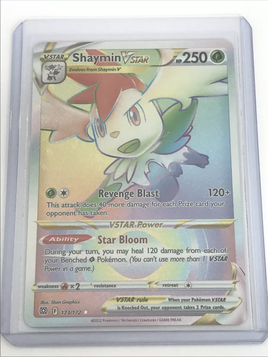 Shaymin V-star rainbow Rare173/172 